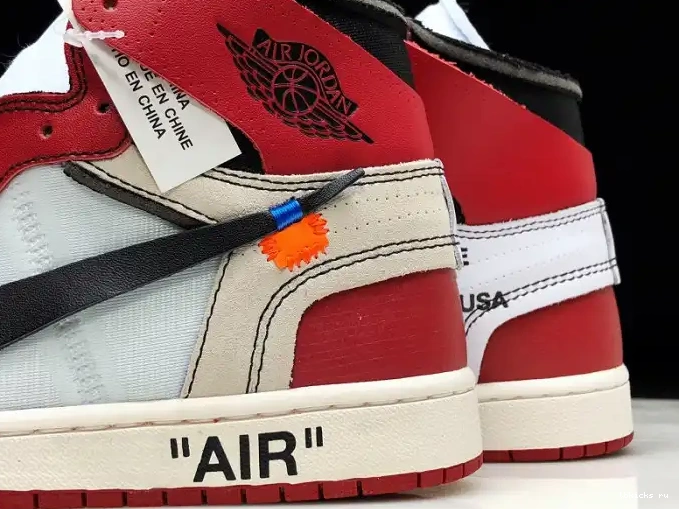 Rep TB Air The Jordan Retro 1 Chicago AA3834-101 Off-White Ten 0610